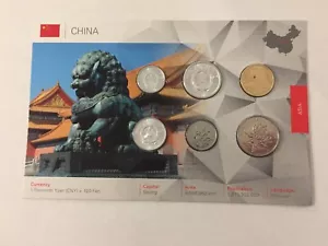 Set 6 monnaies Chine Neuf - Imagen 1 de 2