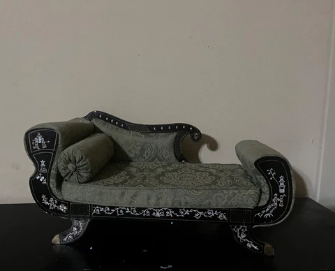 Regency Style Doll Sofa, 21" Length Cover