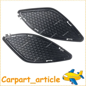 2Pcs For Benz W117 CLA 200/220/250 14-16 Front Bumper Mesh Grille Grid Cap RH&LH - Picture 1 of 7