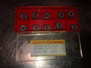 SANDVIK Coromant SCMM 09 T3 04-52 135 P35 Torno Molino Insertos de Carburo 10 Piezas Nuevo - Imagen 1 de 2