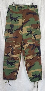 Trousers Hot Weather Woodland Camouflage Pattern size small regular - Picture 1 of 2