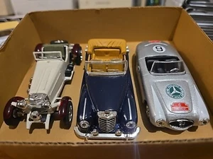 National Motor Museum Mint's Set of 3 Mercedes-Benz 1/43- 300S 300SL NIB - Picture 1 of 9