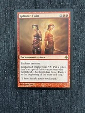 Splinter Twin Mint Normal English Magic Card Rise of the Eldrazi MTG TCG