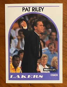 1989-90 NBA Hoops PAT RILEY #108 HOF Coach Lakers - Picture 1 of 2