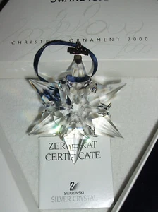 SWAROVSKI Stern Jahresausgabe Annual Edition 2000 Christmas Xmas Ornament 243452 - Picture 1 of 1