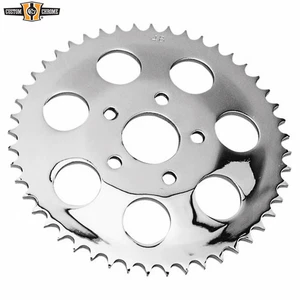 Chrome Rear Wheel Sprocket 46 Tooth Fits For Harley FXR 1982-1985 - Picture 1 of 9