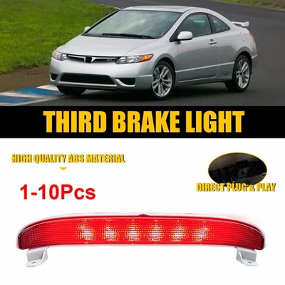 Tercera lámpara de luz de freno para Honda Civic EX 2006 2007 2008 2009 2010 2011 roja Foto 1 de 4