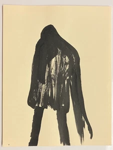 “SHADOW MAN #2" INK ON PAPER . 12 x 9 in. By Bartzy - Picture 1 of 1