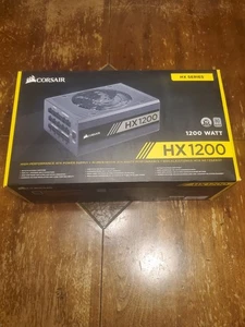 Fuente de alimentación CORSAIR HX1200i 1200W totalmente modular ultra bajo ruido ATX fuente de alimentación - Imagen 1 de 12
