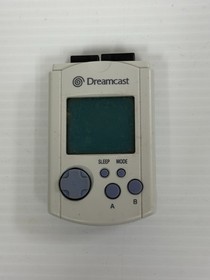 SEGA DREAMCAST CONTROLLER MEMORY CARD HKT-7000 VMU VISUAL MEMORY UNIT TESTED