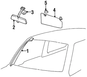 Genuine GM Mirror Inside Cover 96059311 - Picture 1 of 1