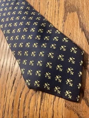 Corbata de seda geométrica Firenze vintage usada en excelente estado para hombre hecha en Italia Foto 1 de 4