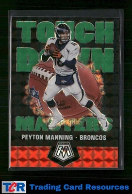 2020 Panini Mosaic #TM10 Peyton Manning Touchdown Masters Prizm Green - Image 1 of 2