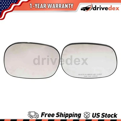 Pair Dorman - HELP Door Mirror Glass Fits 1998 Dodge B1500 1998 Dodge B2500 - Image 1 of 4