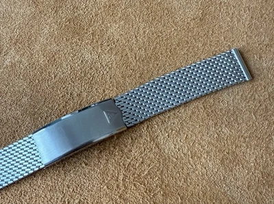 Pulsera de malla JB Champion nueva stock antiguo 18 mm extremos rectos Foto 1 de 4