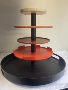 Tiered Tray Stand Cake Sandwiches Display Ikea PS Hylte 2006 Can Be Packed Away - Picture 1 of 3