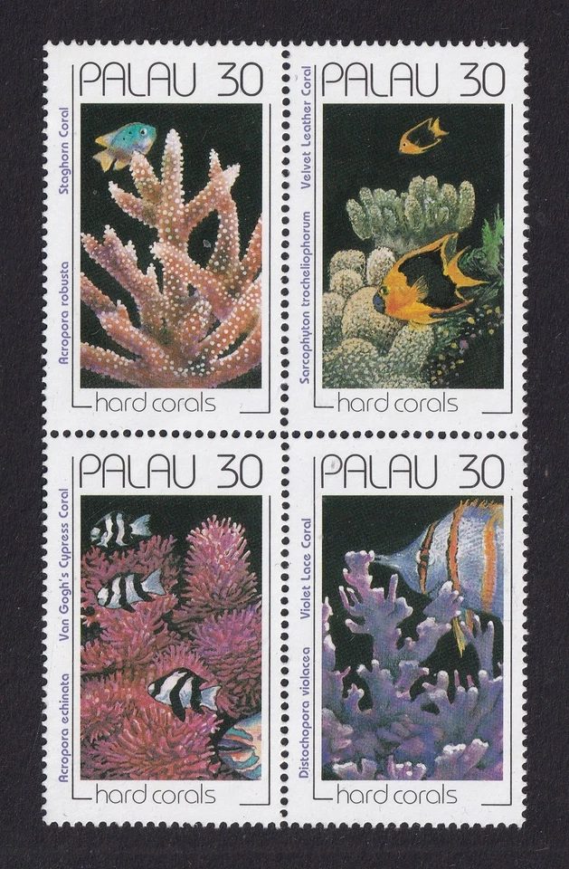 Juego de 4 corales duros PALAU 1991 SG 392-395 MNH/** Foto 1 de 1