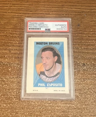 TRADING CARD ANGELO ESPOSITO PSA/DNA CERTIFIED PSA AUTHENTIC AUTO - Image 1 of 2