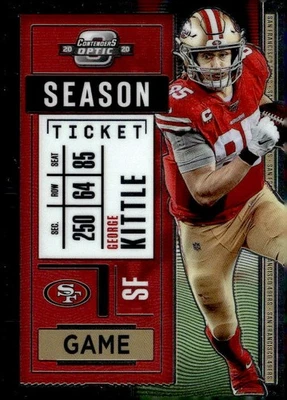 2020 Panini Contenders Optic #51 George Kittle - Image 1 of 2