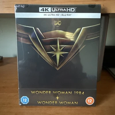 WONDER WOMAN & WONDER WOMAN 1984 - (UK) 4K + BLU RAY STEELBOOK - NEW & SEALED - Image 1 of 2
