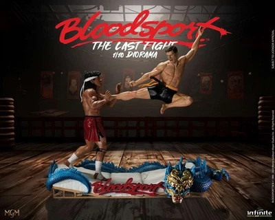 Bloodsport The Last Fight Van Damme V Bolo Chong Li Diorama Infinite Statue JCVD - Imagen 1 de 4