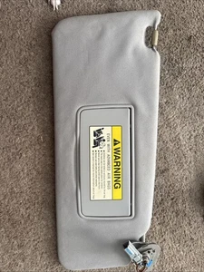 2007-2012 Acura RDX Sun Visor Right Passenger Side Cloth OEM Gray ORIGINAL - Foto 1 di 11