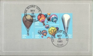U.S. HOT AIR BALLOONING / 1983 / BOOKLET / CANCELED MAY 26 1983 - Picture 1 of 2