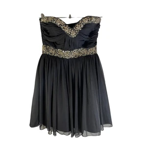 Y2K Style My Michelle Strapless Beaded Dress Babydoll Whimsigoth Fairy Grunge 9 - Picture 1 of 10