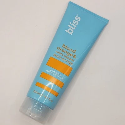 Manteca corporal Bliss NARANJA SANGRE Y PIMIENTA BLANCA - Crema hidratante máxima - 6,7 oz Foto 1 de 4