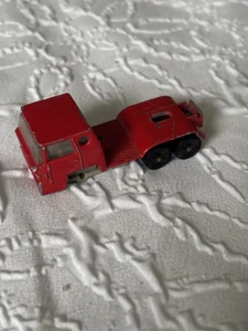 Vintage Cab Over Semi Truck Made In Hong Kong, Red, Die-cast - Picture 1 of 2