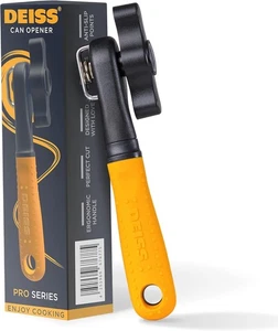 Deiss Pro Heavy Duty Can Opener Manual Smooth Edge, Handheld Can Opener With ... - Picture 1 of 9
