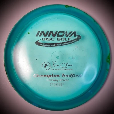 Innova Champion TeeBird 7502 Fairway Driver 12x Climo PDGA Approved Disc - 170G - Image 1 of 4