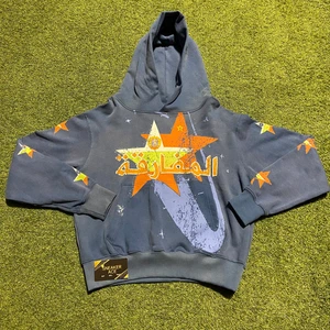 Blue Arabic Stars Pullover Paradox Hoodie: XS - Picture 1 of 3