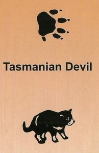 AUSTRALIAN TASMANIAN DEVIL Animal Footprint STAMP - Picture 1 of 2