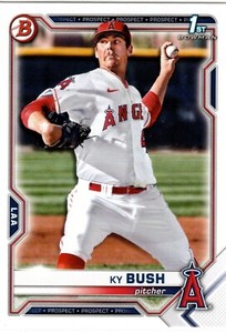 Ky Bush LA Angels 2021 Bowman Draft 1st Bowman