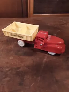 RARE Red Yellow RENEWAL COAL-COKE TRUCK #46 PLASTIC DOORS OPEN - Picture 1 of 15