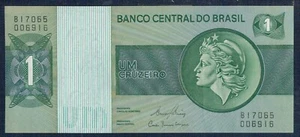 Brazil 1 Cruzeiro 1980 P.M. N° 191Ac Uncirculated Of Print - Gian 6 - Bild 1 von 2