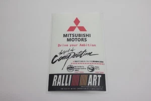 Ralliart Japan Windscreen Decal Sticker for Mitsubishi Lancer EVO Colt Triton RS - Foto 1 di 4