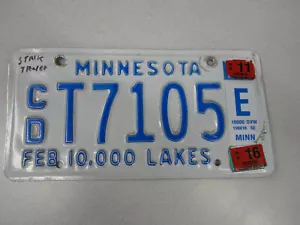 Targa Minnesota 10.000 Laghi Fattoria CD T7105 timbrata - Foto 1 di 1
