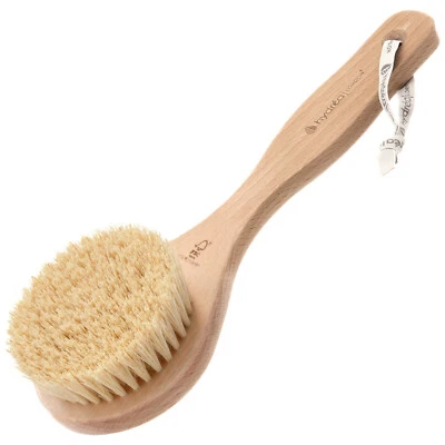 Hydréa London Dry Body Brush with Vegan Cactus Bristle for Exfoliation/Cellulite