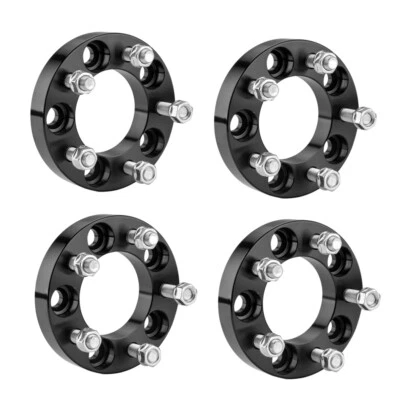 4pcs 1 inch 5x4.5 to 5x4.5 Wheel Spacers 1/2 x20 82.5MM For Ford Mustang Ranger - Image 1 of 4