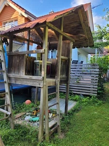 Spielhaus aus Holz Garten - Bild 1 von 1
