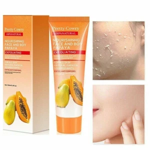 Papaya Deep Cleansing Scrub Peeling Gel Face Body Skin Moisturizing Face Cream - Picture 1 of 18