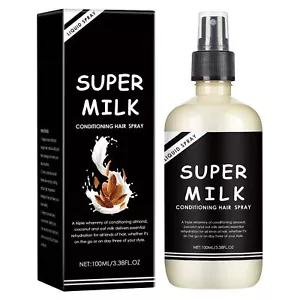 Primer acondicionador de cabello Super Milk 100 ml acondicionador sin dejar - Imagen 1 de 12