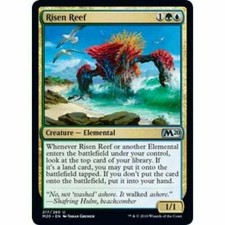 1x RISEN REEF - Elemental - M20 - MTG - Magic the Gathering - NM