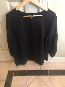 Top estilo túnica azul menta negra - grande - Imagen 1 de 4