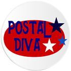 Postal Diva - 25 Pack Circle Stickers 3 Inch