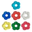 Matte Frosted Finish Resin Flower Beads Hollowed-out Flower Pendants