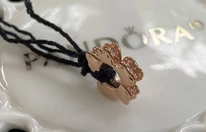 Auténtico espaciador de prado de flores silvestres Pandora ROSE #787042NPR - Imagen 1 de 4