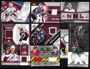 COLORADO AVALANCHE AUTOGRAPH JERSEY NHL HOCKEY CARD SEE LIST